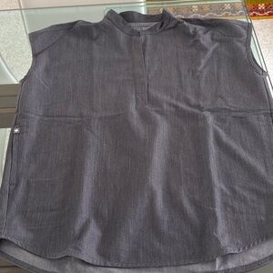 Figs scrub set small grey